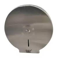 金迪乐不锈钢卷纸筒壁挂纸巾盒大盘纸盒25.5*11cm/个