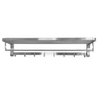 金迪乐浴室壁挂毛巾架子活动浴巾架加厚80*23*16cm/组