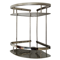 金迪乐浴室三角架壁挂转角架子加厚款23*23*35cm/组