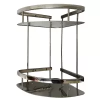 金迪乐浴室三角架壁挂转角架子加厚款23*23*35cm/组