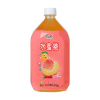 康师傅水蜜桃水果饮品1L水蜜桃味*12瓶