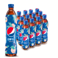 百事可乐450mLBubly微笑趣泡白桃