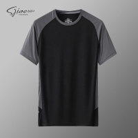 圣吉奥2022年户外运动衫跑步服夏季冰丝薄款男士T恤国潮圆领短袖