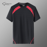 圣吉奥短袖t恤男士夏季2022潮流半袖T恤休闲冰丝运动健身宽松上衣