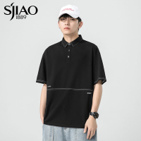 圣吉奥2022夏季新款POLO衫男休闲百搭修身潮牌运动港风青年体恤
