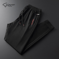 圣吉奥冰丝裤男士夏季超薄款网眼速干运动休闲长裤宽松加大码空调