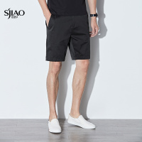 圣吉奥2022新款纯棉休闲短裤男外穿五分裤宽松中裤潮牌百搭男短裤