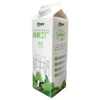 蒙牛新鲜工厂鲜牛奶屋顶包950ml