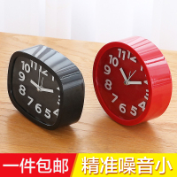 台式创意个生儿童钟表床头石英钟桌面小摆件闹钟电子时钟客厅卧室书房装饰摆件