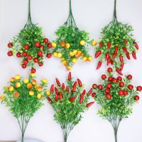 仿真花幸运富贵果客厅餐桌花盆栽电视柜玄关假花装饰摆件仿真花