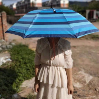 伞帽子头戴成号三折碰其银胶防雨防晒户外钓鱼务农摄影旅游伞