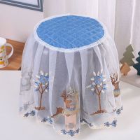 空气炸锅防尘罩盖巾蕾丝刺绣电饭煲破壁机防尘罩布艺厨房电器盖布