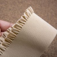 裤腰高腰辅料6cm褶皱花边松紧带diy配饰裙子宽弹力加宽加厚橡皮筋松紧带