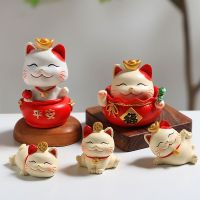 招财猫摆件可爱创意装饰品家居电视柜办公室书桌面小摆设生日装饰摆件