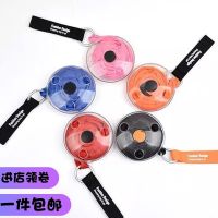 创意收纳超市购物袋超小便携式方便折叠伸缩收纳袋小圆盘购物袋