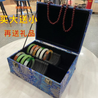 大容量23位手镯箱45位宽手镯收纳樱花手镯箱子桌面多功能首饰箱收纳箱