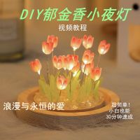 七夕情人节郁金香小夜灯diy手工生日女生闺蜜姐妹送女朋友情侣毕业DIY礼品