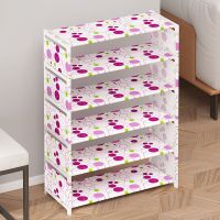 鞋架子简易口家用结实多层防尘鞋柜宿舍学生小型窄小出租房卧室鞋子防尘罩