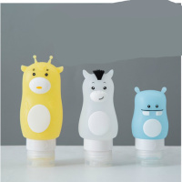 高品质!旅行硅胶分装瓶化妆品洗发水沐浴露空瓶卡携瓶收纳套装