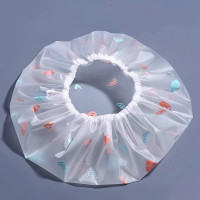 浴帽女款防水洗澡可爱加厚头套沐浴女童大人帽子家用儿童成人头罩防尘罩