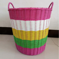 塑料藤编脏衣篮脏衣服收纳筐衣物家用洗衣篮衣篓玩具杂物收纳筐