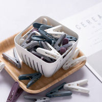 衣服夹子晾衣夹多功能30个装夹衣服的小夹子家用塑料内衣晾晒夹衣架