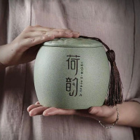陶瓷茶叶罐家用密封罐大号储存罐大容量存茶罐空罐收纳罐礼盒装茶具