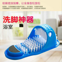 洗脚神器懒人洗脚刷抖音搓磨脚石网红拖鞋皮浴室沐浴清洁拖鞋刷子