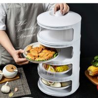保温菜罩夏季家用盖菜罩剩菜多层收纳架厨房神器防尘虫饭菜餐桌罩防尘罩
