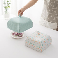 方形可折叠保温防尘餐桌饭菜罩食物防虫遮菜伞菜盖子防蝇罩防尘罩