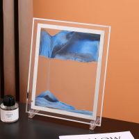 创意3D流沙画摆件艺术沙漏客厅酒柜电视柜办公室轻奢装饰品装饰摆件