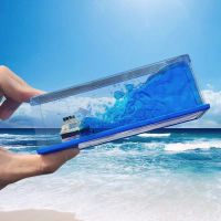 流体漂流瓶夜光桌面摆件解压装饰摆件七夕节闺蜜男女生生日装饰摆件