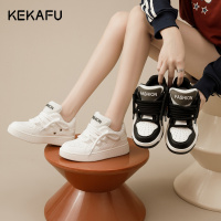 珂卡芙网红小白鞋女2023新款黑白熊猫板鞋秋冬百搭休闲运动面包鞋子