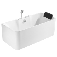 箭牌卫浴双人防滑小户型家用气泡按摩亚克力浴缸成人AQ1766UQ[需定制 90天后发货]