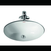 箭牌卫浴浴室柜台盆陶瓷洗脸盆面盆洗手盆台下盆嵌入式洗手盆椭圆形洗漱盆AP449/AP449E