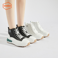 达芙妮旗下SHOEBOX/鞋柜正品春新品女鞋低帮休闲鞋潮流百搭厚底四季运动板鞋12235160