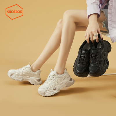 达芙妮旗下SHOEBOX/鞋柜正品女鞋低帮中帮加绒鞋百搭四季休闲鞋板鞋5122404097