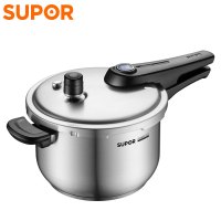 苏泊尔(SUPOR)304不锈钢蓝眼高压锅家用压力锅24cm煲汤饭煲压力煲YW24S1