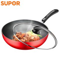 苏泊尔(SUPOR)不粘少油煎锅平底锅不粘锅炒锅家用锅具煎饼明火燃气专用EJ28RP05 28cm