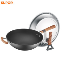 苏泊尔(SUPOR)有钛真不锈铁锅·可立盖 32cm HC32A1