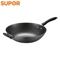 苏泊尔(SUPOR)炒锅 精铸铁锅炒菜锅 炒勺炒菜锅生铁锅锅口径32CM燃气灶电磁炉通用 FC32E15