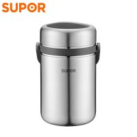 苏泊尔(SUPOR)1.5L不锈钢保温饭盒学生便当盒小米粥保温桶保温提锅KF15A1 1.5L