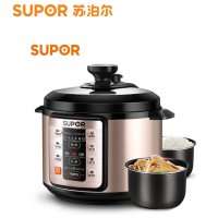 苏泊尔(SUPOR) 电压力锅 家用智能预约电高压锅煮饭煲汤高压锅 5L 双胆 SY-48YC8606S