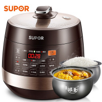 苏泊尔(SUPOR)电压力锅6L智能高压锅双胆香糯饭煲汤粥多功能 SY-60YC8001Q