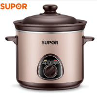 苏泊尔(SUPOR) 电炖锅电炖盅3L家用自动煲汤锅煲粥电砂锅BB煲 3L 紫陶精炖 DG30YK11