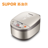 苏泊尔(SUPOR)电饭煲 4L智能电饭锅 球形厚釜炫彩拉丝金属煲体 SF40FC83