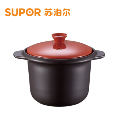 苏泊尔(SUPOR)新陶养生煲怡悦深汤陶瓷煲6.0L砂锅 TB60C1
