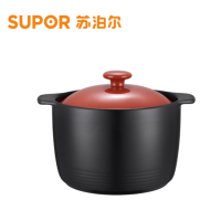 苏泊尔(SUPOR)陶瓷煲砂锅4.5L煲汤锅煮粥锅炖汤养生煲瓦罐炖煮锅宝宝辅食锅石锅进口矿石 TB45Q1