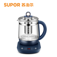 苏泊尔(SUPOR)SW-15YJ33A 养生壶 1.5L煮茶器花茶壶 玻璃电茶壶 电水壶烧水壶电热水壶开水壶
