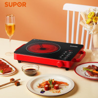 苏泊尔(SUPOR)C22-CS03 电陶炉 煮茶 2200W大功率 低辐射家用火锅炉 红外光波加热